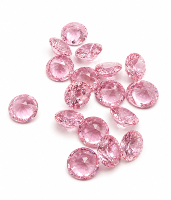 Circón Rosa Francia Redondo (Unidad)