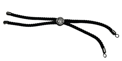 Base Púlsera Hilo Trensado Negro Árbol de la Vida (Unidad)1