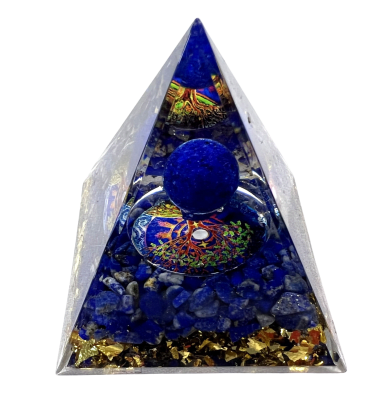 Pirámide Orgón Lapislázuli Varios 6cms (Unidad)