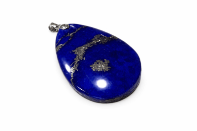Colgante Jaspe Aqua Terra Extra Blue Reconstituído 5x3cms (Unidad)