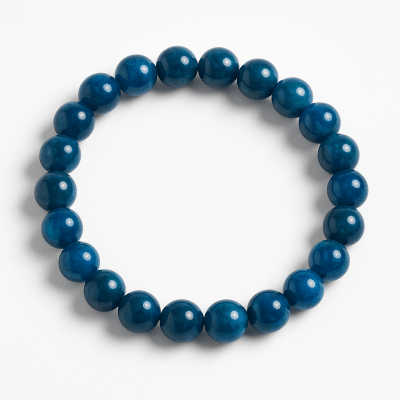 Pulsera Apatite Natural Elásticada 8mm (Unidad)