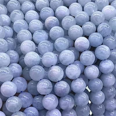 Agua Marina Natural Redondo 10mm (Tira)