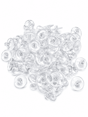 Tuerca Aro Silicona Sombrero  (10 Pares)