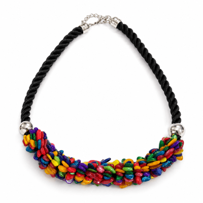 Collar Cordón y Mix Madre Perla Broche (Tira)1
