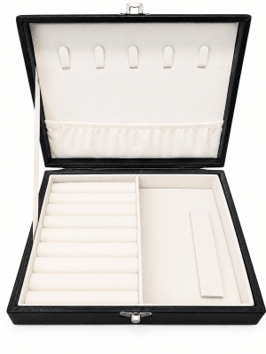 Estuche Caja Joyero Cuerina Múltiple (Set)3