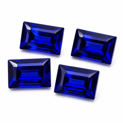 Zafiro Azúl Espinel Sintético Rectangular (Unidad)1