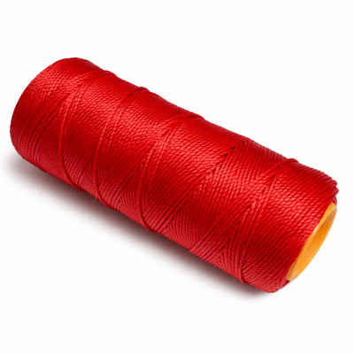 Hilo 100% Poliéster Encerado Rojo A1069 (Rollo 50 gramos)1