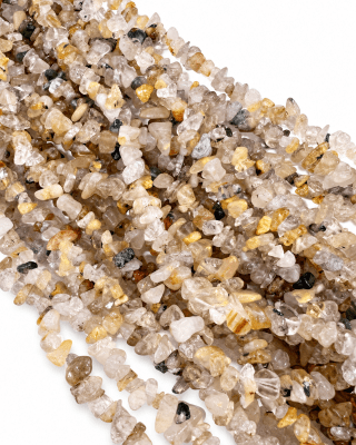 Cuarzo Rutilado Natural Chips (Tira)1