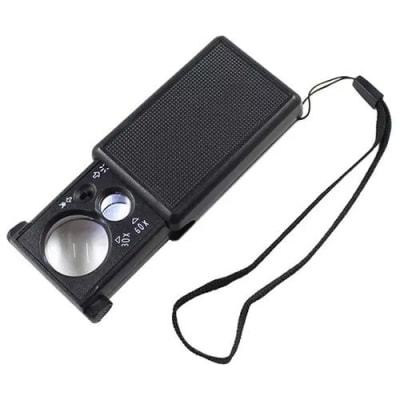 Lupa Retractable 30X-60X Luz Led (Unidad)