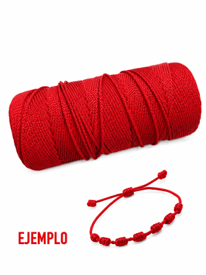 Hilo Terlenca (Hilo Colombiano) Color Rojo 1.5mm (10 metros)