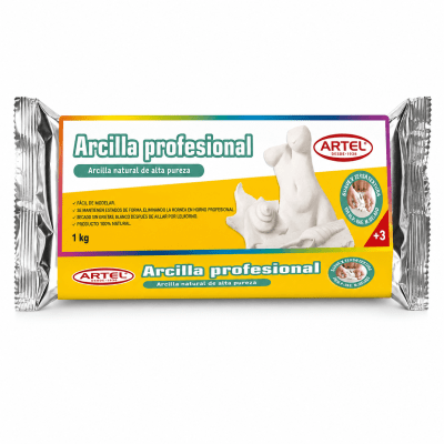 Arcilla Profesional Artel Color Blanco (1 Kilogramo)