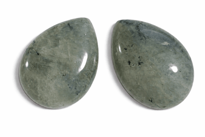 40x30mm Labradorita Natural Coubuchón Gota (Un)