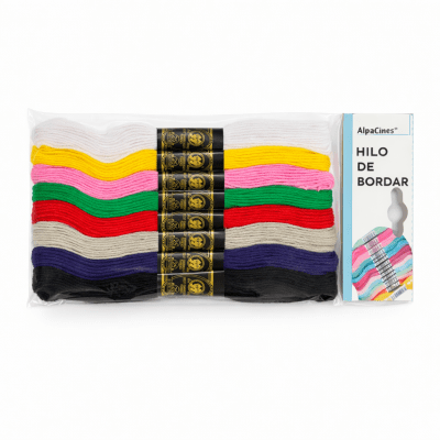 Set 7 Hilos de Bordar Colores Diferentes (Set)1