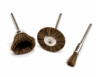 Set 3 Mini Escobillas Pelo Suave Mandril (Set)