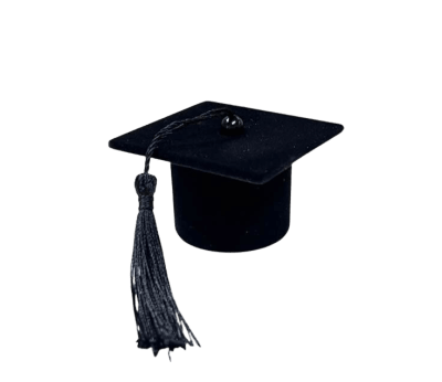 Estuche Anillo Gorro Graduación-Birrete (Unidad)