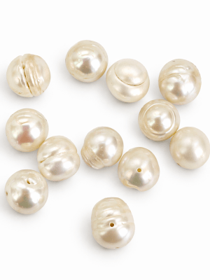 Perla Natural Redonda Irregular 10-11mm (Unidad)