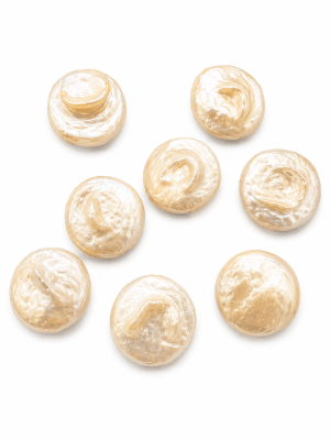 Perla Natural Coin Moneda 15mm (Unidad)