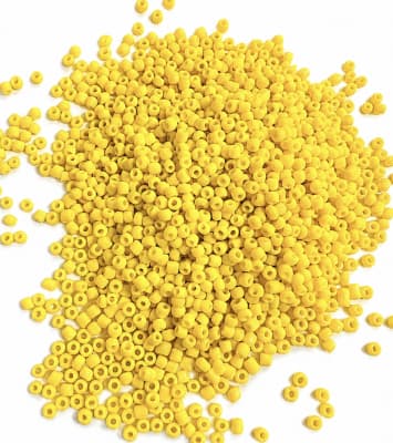 Mini Mostacillón Amarillo Opaco 2mm (50 gramos)