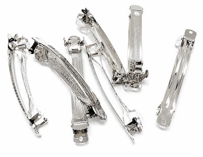 Base Metal Pinche Traba 8 cms (Unidad)