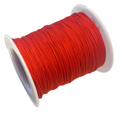 Hilo Tripolino Chino Rojo 0.6mm (Rollo)