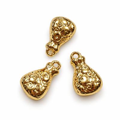 Colgante Chiche baño oro 18k Bolsa de Dinero (Un)