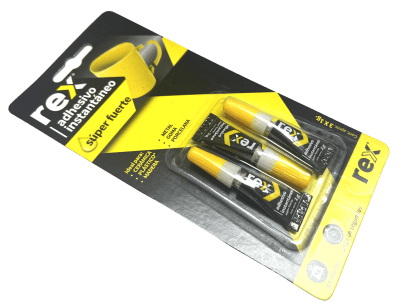 Set 3 Adhesivos Rex Súper Fuerte 3 Gramos (Set)