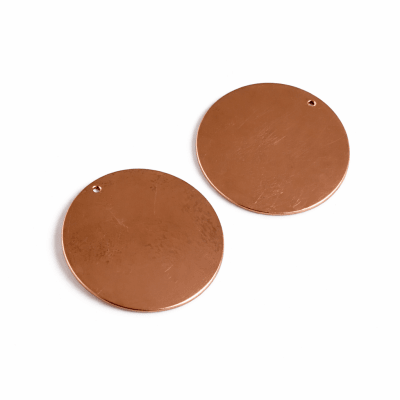 Base Cobre Disco 30mm (Par)