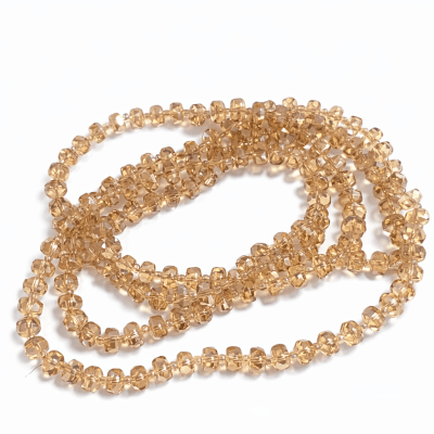 Cristal Rondelle Facetado Gold 7x5mm (Tira)