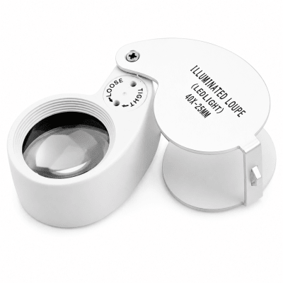Lupa Joyero Luz 40X-25mm (Unidad)