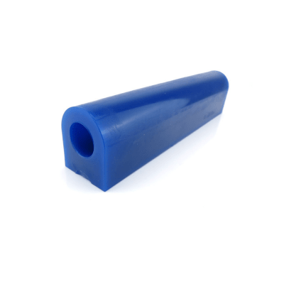 TUBO CERA AZUL BASE PLANA TALLADO JOYERIA