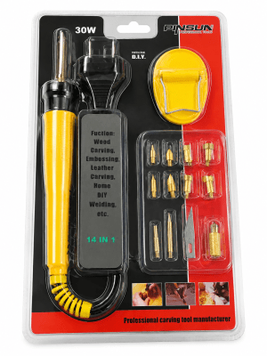 Pirograbador 12 Puntas Intercambiables 30W (Set)