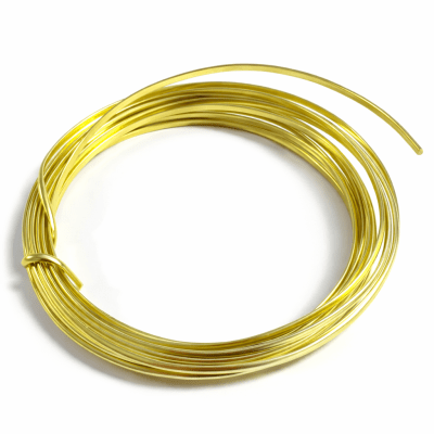 Alambre Bronce Media Caña 4mm (70 Gramos)