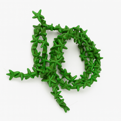 Estrella de Mar Cerámica Verde 15mm (Tira)1