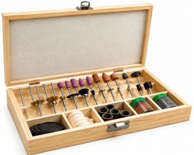 Caja 100 Accesorios Multiherramienta Madera (Set)