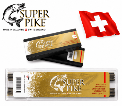 Sierra Joyería Suiza SuperPike 4/0 (12 Unidades)