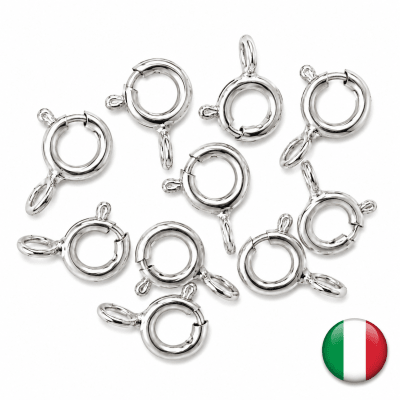 Argolla Resorte Plata 5mm (Unidad)1