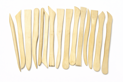 Set 15 Estécas de Madera Diferentes Formas (Set)