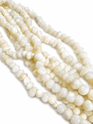 Agata Blanca Natural Nugget XL (Tira)