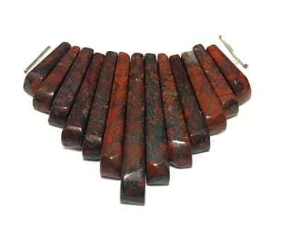 Set Piedras Collar Jaspe Brecc (Un)