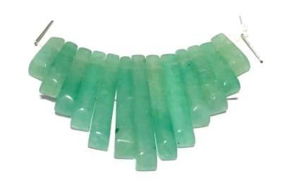 Set Piedras Collar Aventurina Verde (Un)