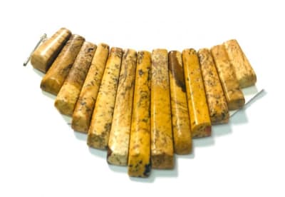 Set Piedras Collar Jaspe Leopardo (Un)