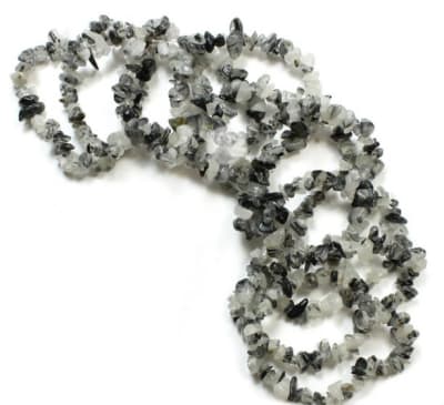 Cuarzo Turmalinado Natural Chip (Tira)1