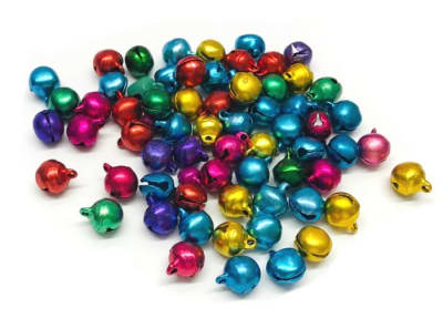 Campanas Metal Brillante 6mm (10 Unidades)