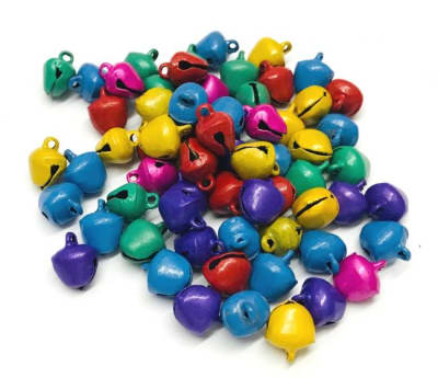 Campanas Metal Color Pastel 6mm (10 Unidades)1