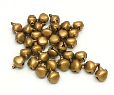 Campanas Metal Color Cobre 6mm (10 Unidades)