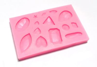Molde 13 Gemas Silicona Fondant (Unidad)