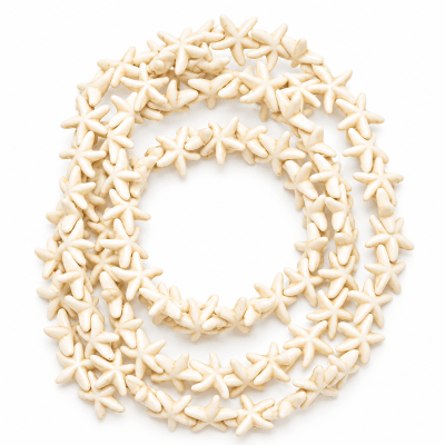 Estrella de Mar Cerámica Crema 15mm (Tira)