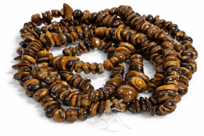 Ojo de Tigre Natural Mini Nugget 10-8mm (Tira)1