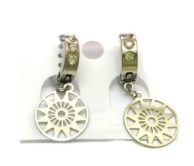 Aros Acero Quirúrgico Mandala Nº93 (Par)