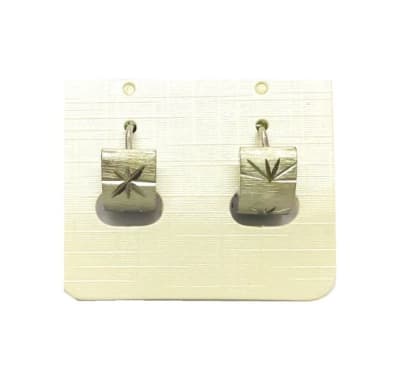 Aros Acero Quirúrgico Facetado Presión Nº96 (Par)1